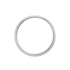 Online Histoire d'Or Alliance Phil Ruban Bombé Platine Blanc