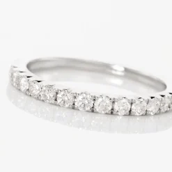 Discount Histoire d'Or Alliance Pristina Or Blanc Diamant