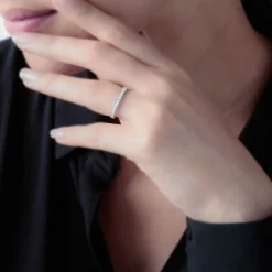 Discount Histoire d'Or Alliance Rhea Or Blanc Diamant