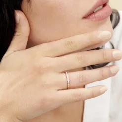 Outlet Histoire d'Or Alliance Rhea Or Rose Diamant