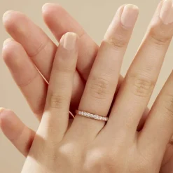 Outlet Histoire d'Or Alliance Rhea Or Rose Diamant