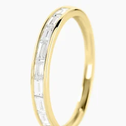 Online Histoire d'Or Alliance Rheanna Or Jaune Diamant Synthétique