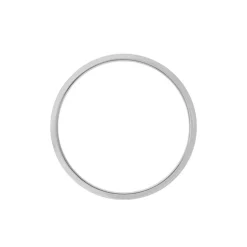 Histoire d'Or Alliance Rhodium Ruban Plat Palladium Bicolore* Bijoux Personnalisés|Bagues