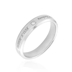 New Histoire d'Or Alliance Romaine Or Blanc Diamant