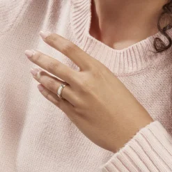 Histoire d'Or Alliance Romaine Ruban Plat Or Bicolore* Bijoux Personnalisés|Bagues