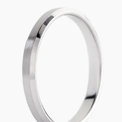 Histoire d'Or Alliance Rominus Palladium Blanc Ruban* Bijoux Personnalisés|Bagues