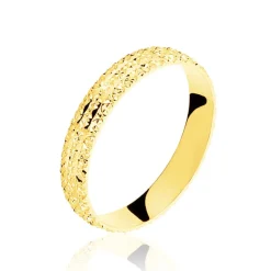 Sale Histoire d'Or Alliance Roxie Ruban Plat or jaune