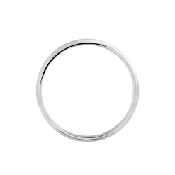 Histoire d'Or Alliance Ruban Mat Et Billant Biseautee Palladium Blanc* Bijoux Personnalisés|Bagues