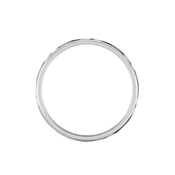 Histoire d'Or Alliance Samiha Ruban Plat Or Blanc* Bijoux Personnalisés|Bagues