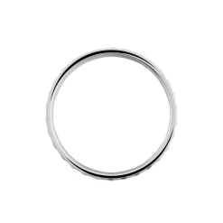 Online Histoire d'Or Alliance Satine Diamantee Ruban Plat Or Blanc