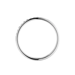 New Histoire d'Or Alliance Serti Pave Or Blanc Diamant