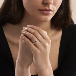 Histoire d'Or Alliance Sirona Demi Jonc* Bijoux Personnalisés|Bagues