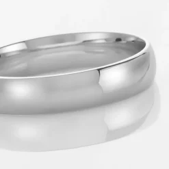 Online Histoire d'Or Alliance Sonia Demi Jonc Confort or blanc