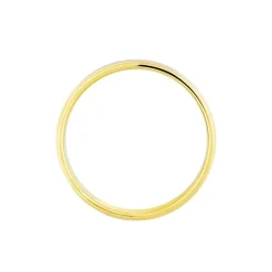 Histoire d'Or Alliance Triade Ruban Plat Or Tricolore