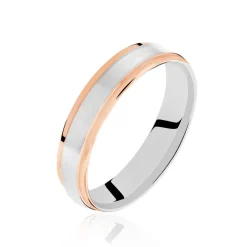 Histoire d'Or Alliance Valliamee Or Bicolore* Bijoux Personnalisés|Bagues