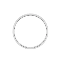 Histoire d'Or Aphroditia Demi Jonc Bombe Trouwring Wit Platina* Bijoux Personnalisés|Bagues