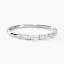 New Histoire d'Or Bague 1986 Or Blanc Diamant