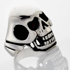 Histoire d'Or Bague Acier Blanc Et Noir Valentik* Bagues|Bagues Sans Pierre