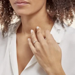 New Histoire d'Or Bague Adeline Or Blanc Diamant