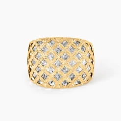 Histoire d'Or Bague Adonijah Or Bicolore