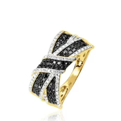 Online Histoire d'Or Bague Agnes Or Jaune Diamant