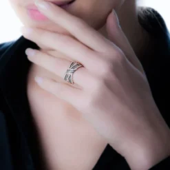 Histoire d'Or Bague Agnes Or Rose Diamant* Bagues|Bagues Avec Pierre