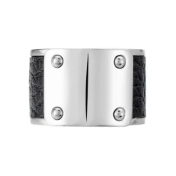 Hot Histoire d'Or Bague Ahamd Acier Blanc