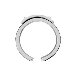 Hot Histoire d'Or Bague Ahamd Acier Blanc