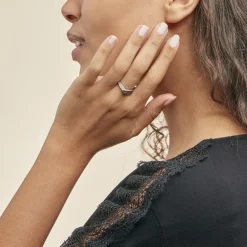 Histoire d'Or Bague Aile De Mouette Or Blanc Diamant* Bagues|Bagues Avec Pierre