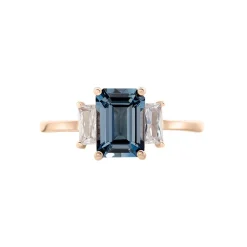 Histoire d'Or Bague Aimie Or Rose Topaze Et Oxyde De Zirconium