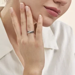 Hot Histoire d'Or Bague Aina Or Blanc Diamant