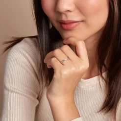 Histoire d'Or Bague Aindreas Or Blanc Diamant* Bagues|Bagues Avec Pierre