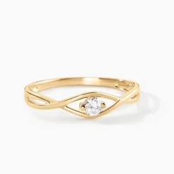 Histoire d'Or Bague Aindriu Or Jaune Diamant Synthétique* Bagues|Bagues Avec Pierre