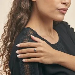 Histoire d'Or Bague Ainhoa Or Blanc Diamant* Bagues|Bagues Avec Pierre