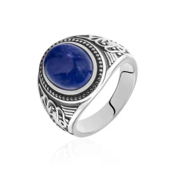 Histoire d'Or Bague Aleksei Argent Blanc Lapis* Bagues|Bagues Avec Pierre
