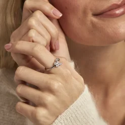 Histoire d'Or Bague Alill Argent Blanc Oxyde De Zirconium* Bagues|Bagues Fantaisie