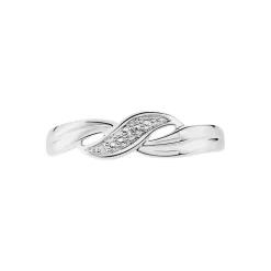 Discount Histoire d'Or Bague Amayas or blanc diamant