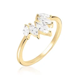 Histoire d'Or Bague Amazonia Plaqué Or Jaune Oxyde De Zirconium* Bagues|Bagues Fantaisie