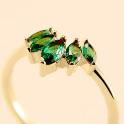 Histoire d'Or Bague Amazonia Plaqué Or Jaune Oxyde De Zirconium* Bagues|Bagues Fantaisie