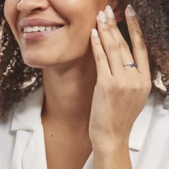 Histoire d'Or Bague Amelie Or Blanc Saphir Et Diamant* Bagues|Bagues Avec Pierre