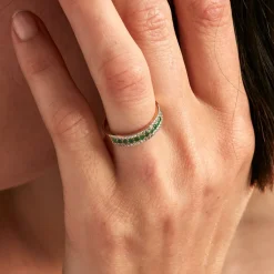 Histoire d'Or Bague Amias Or Jaune Emeraude Diamant* Bagues|Bagues Avec Pierre