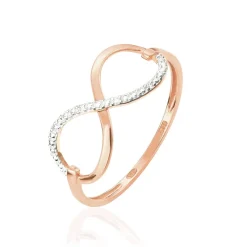 Histoire d'Or Bague Anais Or Rose Diamant
