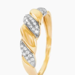 Outlet Histoire d'Or Bague Andriy Or Jaune Oxyde De Zirconium