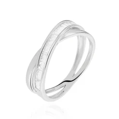 Hot Histoire d'Or Bague Anelyse Or Blanc Oxyde De Zirconium