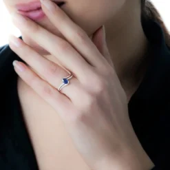 Histoire d'Or Bague Anja Or Blanc Topaze Et Diamant* Bagues|Bagues Avec Pierre