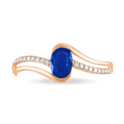 Histoire d'Or Bague Anja Or Rose Saphir Et Diamant