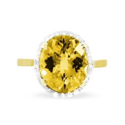 Histoire d'Or Bague Anna Or Jaune Citrine Et Diamant* Bagues|Bagues Avec Pierre