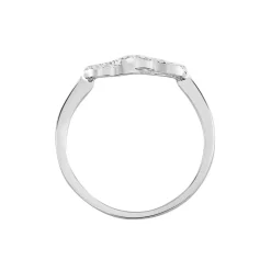 Hot Histoire d'Or Bague Anne-ael Argent Blanc Oxyde De Zirconium