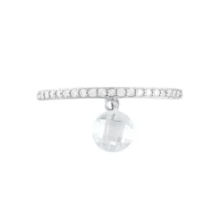 Sale Histoire d'Or Bague Aodh Argent Blanc Oxyde De Zirconium
