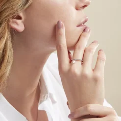 Sale Histoire d'Or Bague Aodh Argent Blanc Oxyde De Zirconium